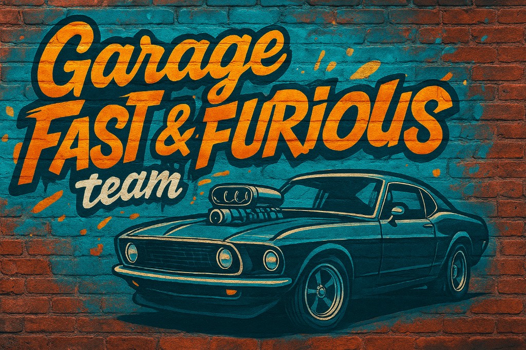 Design graphique du site Fast and Furious Team